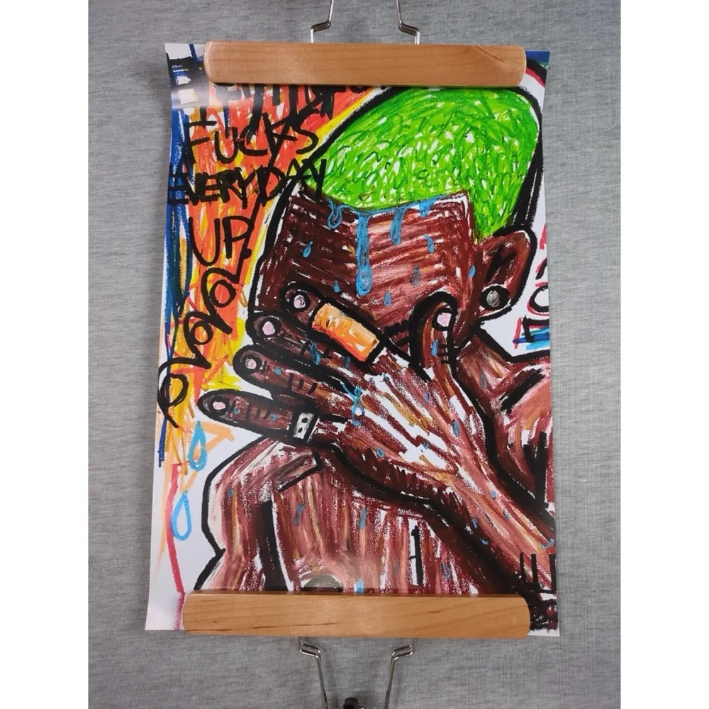 Various Musicians Pastel Like Drawing/ Quote Theme Posters - Picture 4 of 4
